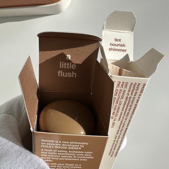 Rhode Peptide Lip Tint Cinnamon Roll and Pocket Blush Toasted Teddy Birthday Set - Picture 3 of 16